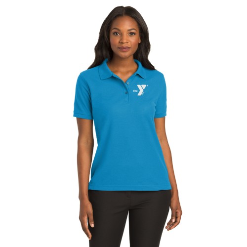 YMCA polo embroidered YMCA logo polo